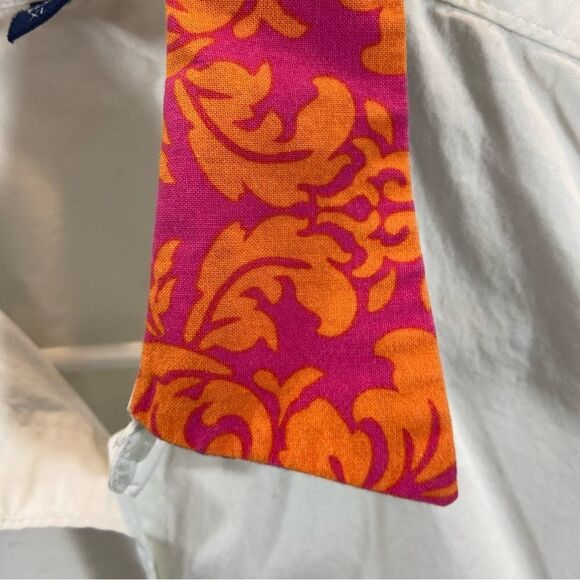 Ladies Pearly Vine Brand Stretch Button Down Blouse with Collar & Cuff Detail XL - Picture 6 of 14